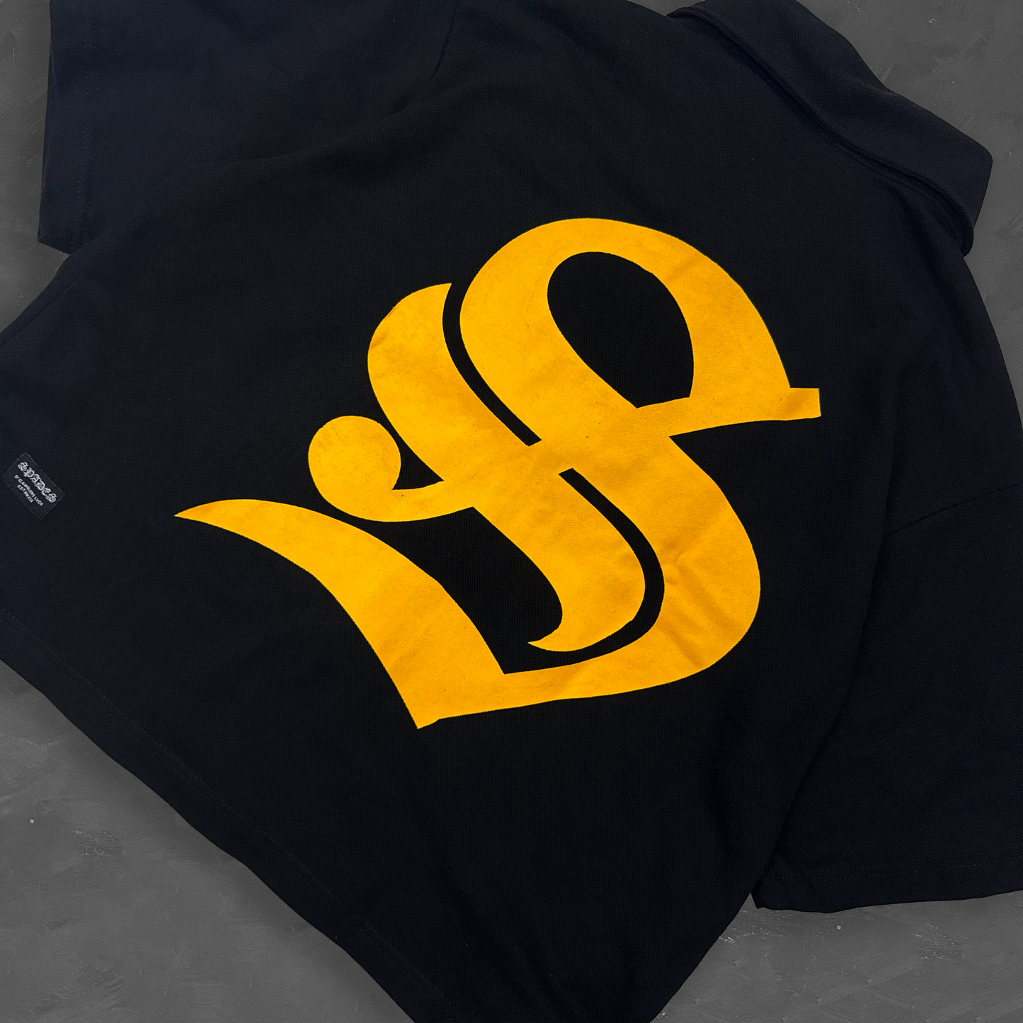Spades Golden S Full Zip Polo Boxy Crop SPADES