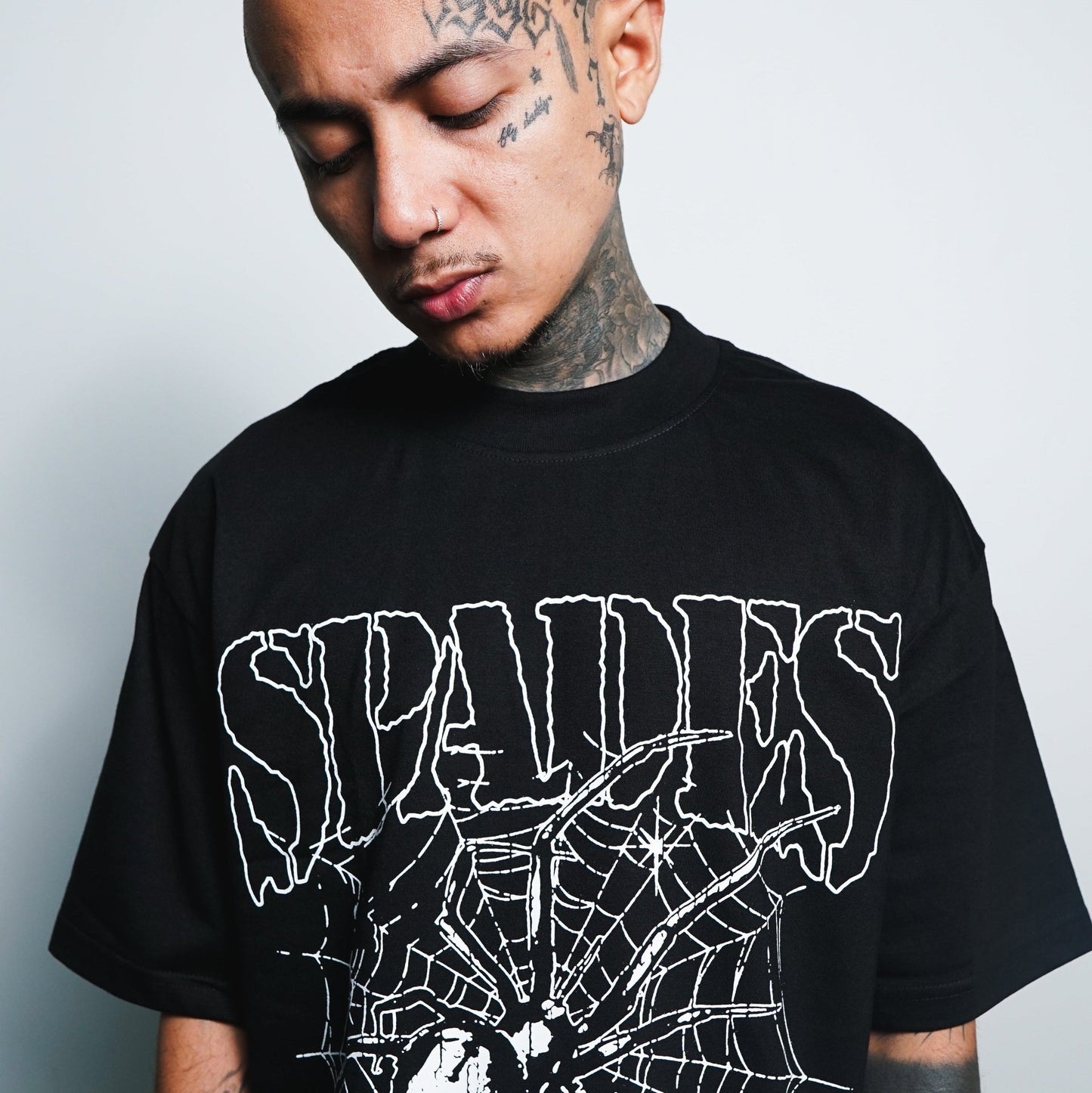 Web of Fate Box Tee Black SPADES
