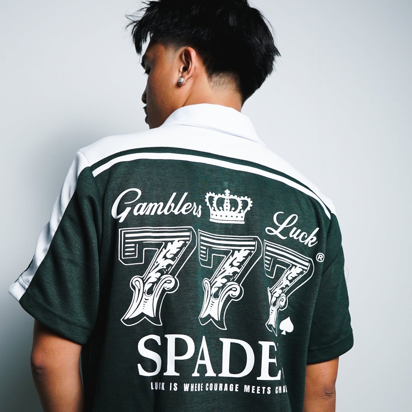 Spades Lucky Roulette Boxy Crop Polo SPADES