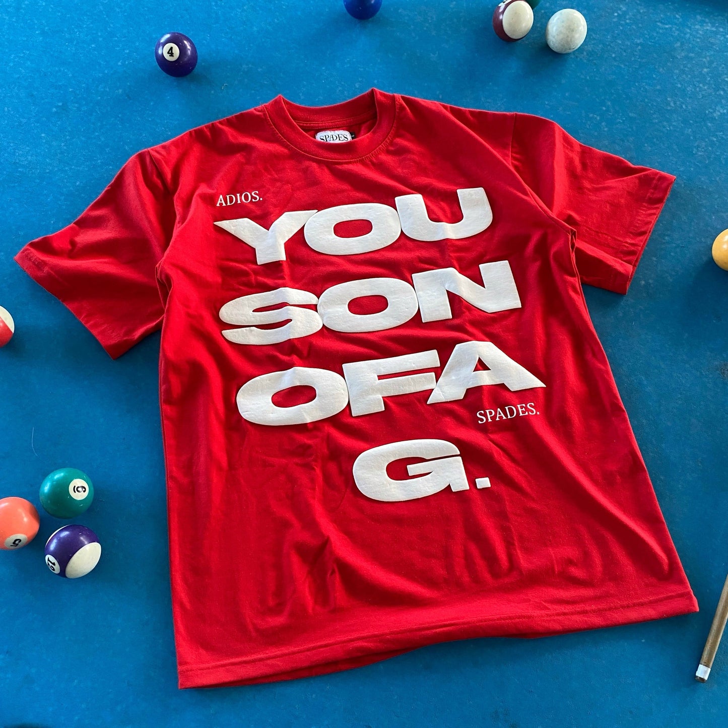 Spades Adios G Red T-shirt SPADES