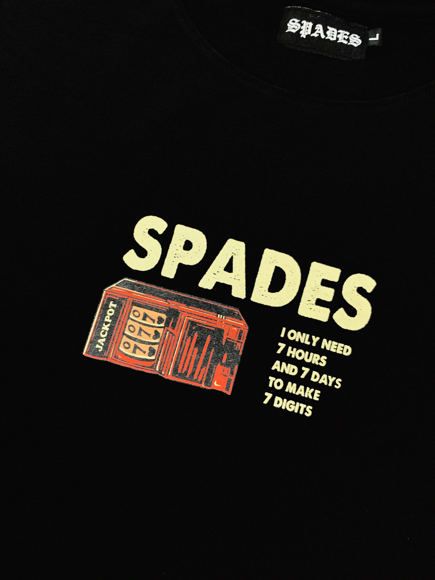 Spades How much Black T-shirt SPADES