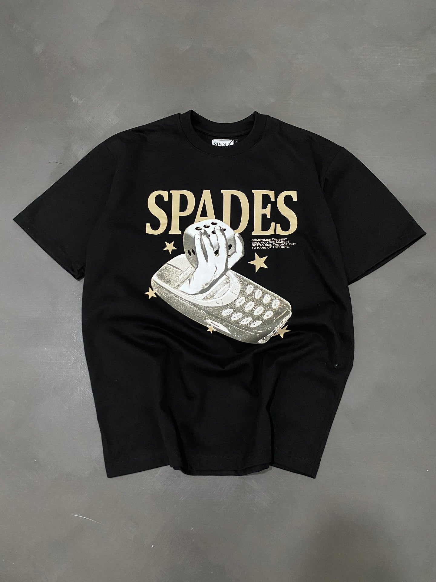Spades Dial The Dice Black T-shirt SPADES