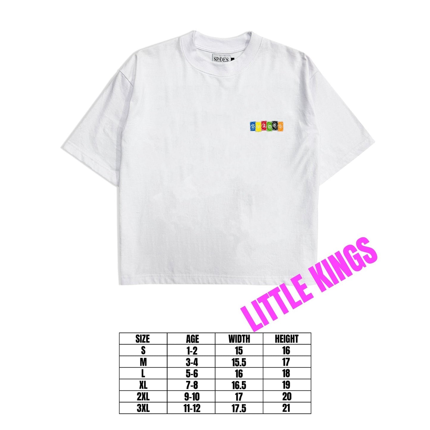 Spades Little Kings Play To Win - Kids Apparel SPADES