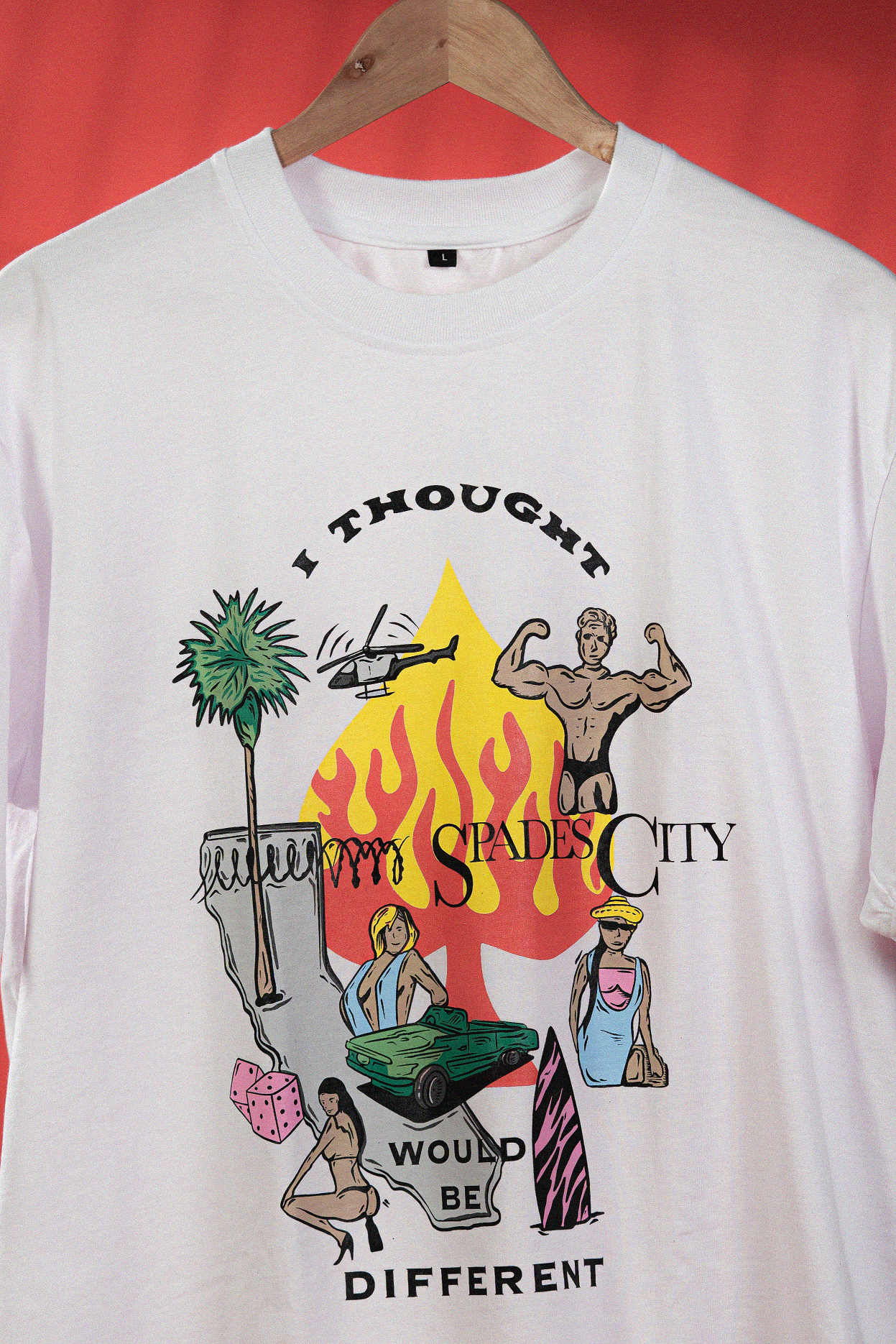 Spades - Spades City White in Box Tee SPADES