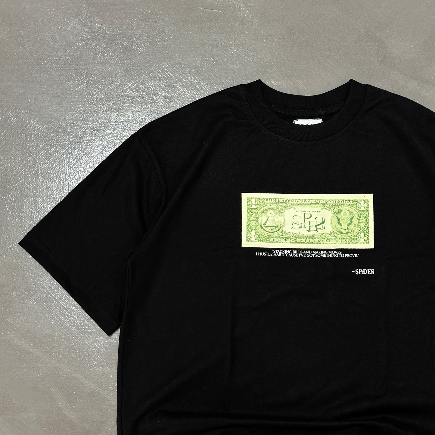 Spades Dollar Black T-shirt SPADES