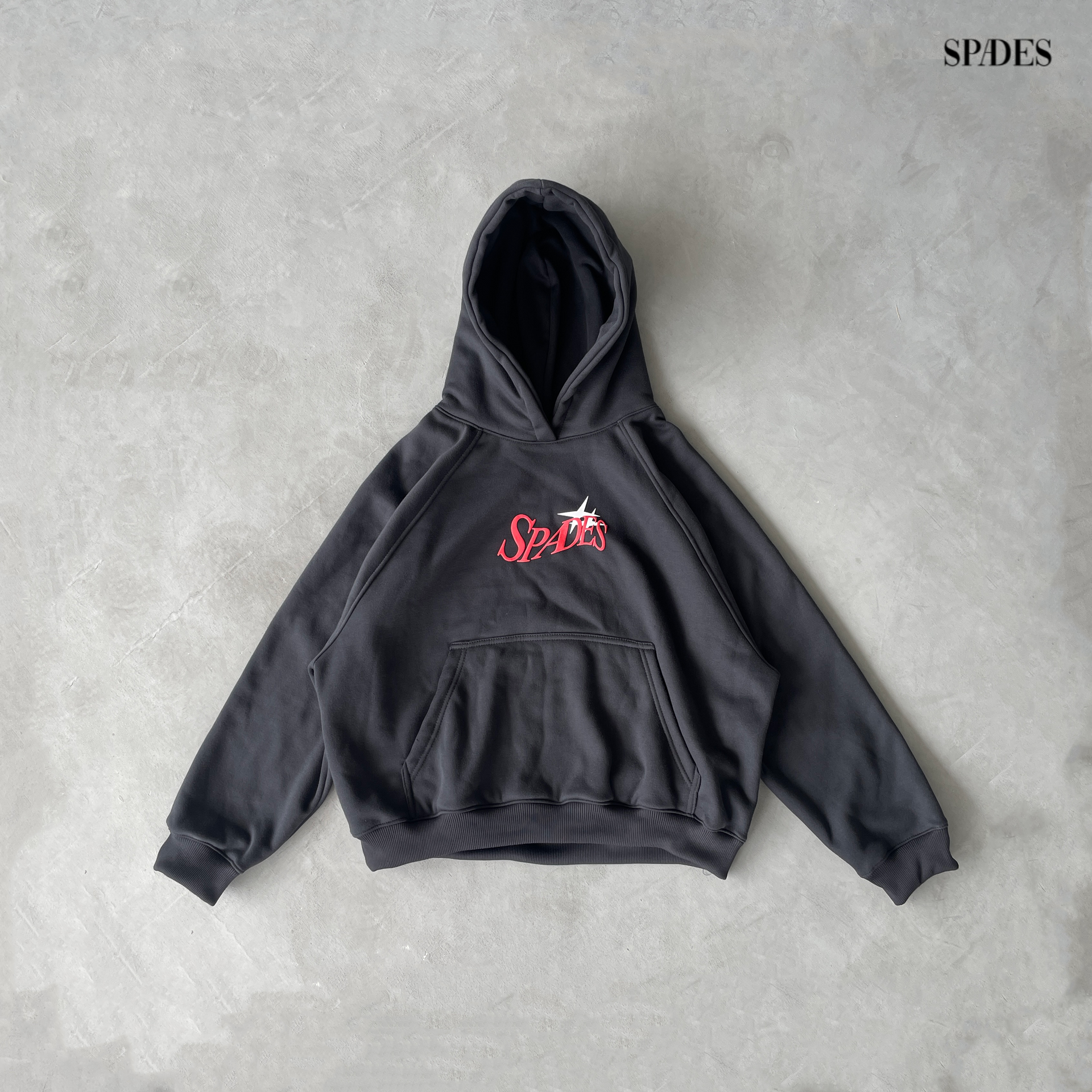 Spades Unyielding Black Raglan Hoodie SPADES