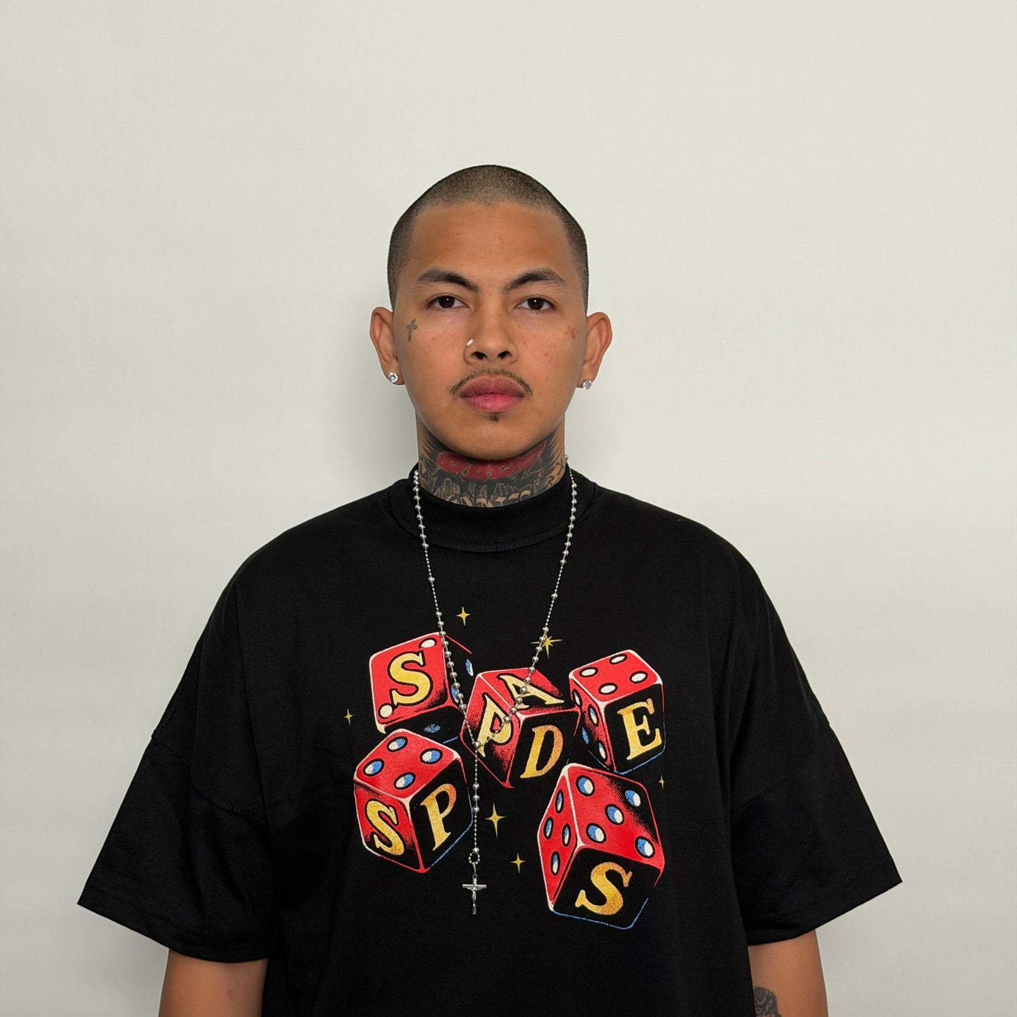 Spades Keychain Boxy Crop Tee SPADES