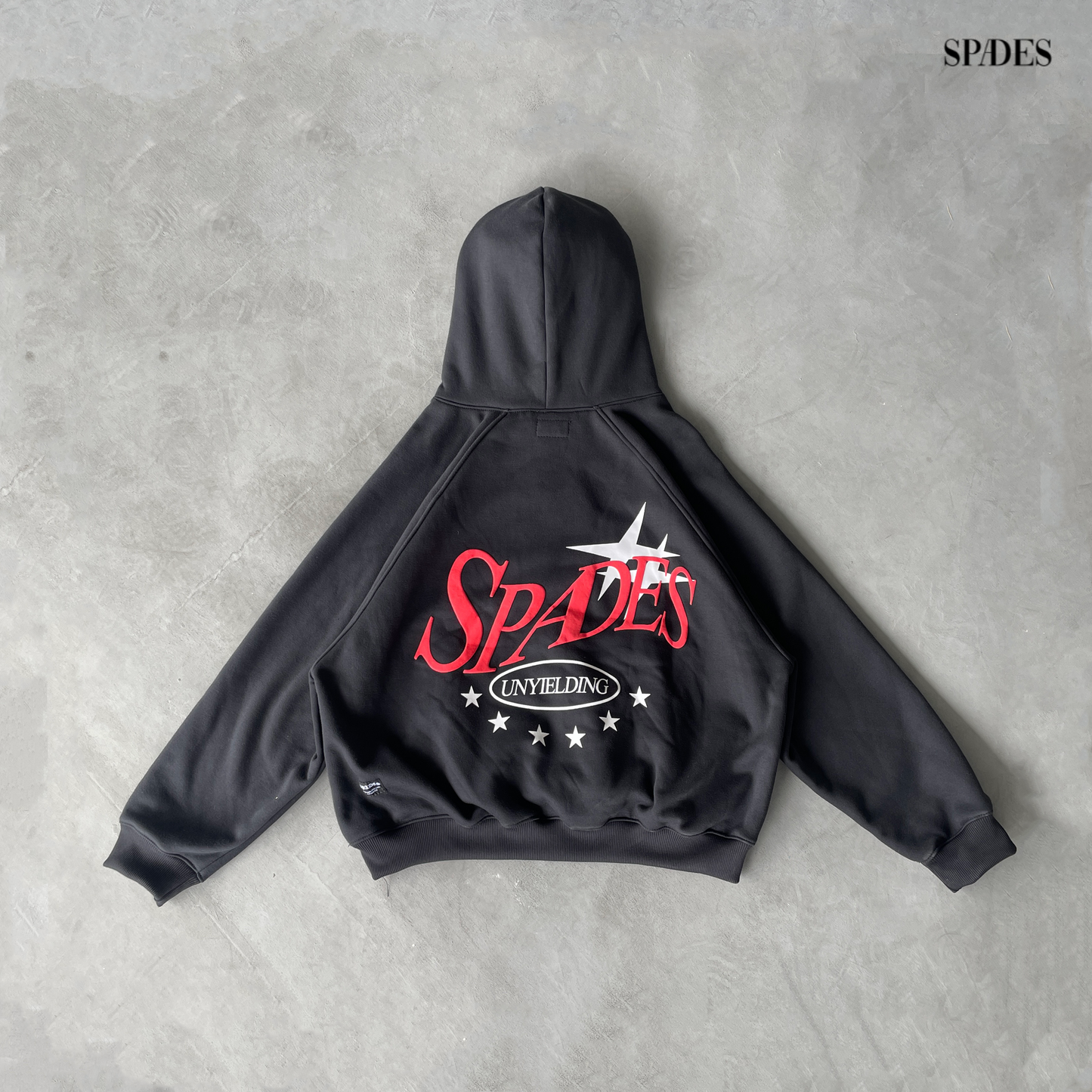 Spades Unyielding Black Raglan Hoodie SPADES