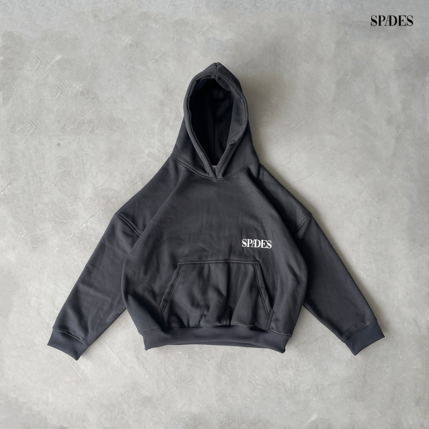Spades Monochrome Majesty French Terry Hoodie black SPADES