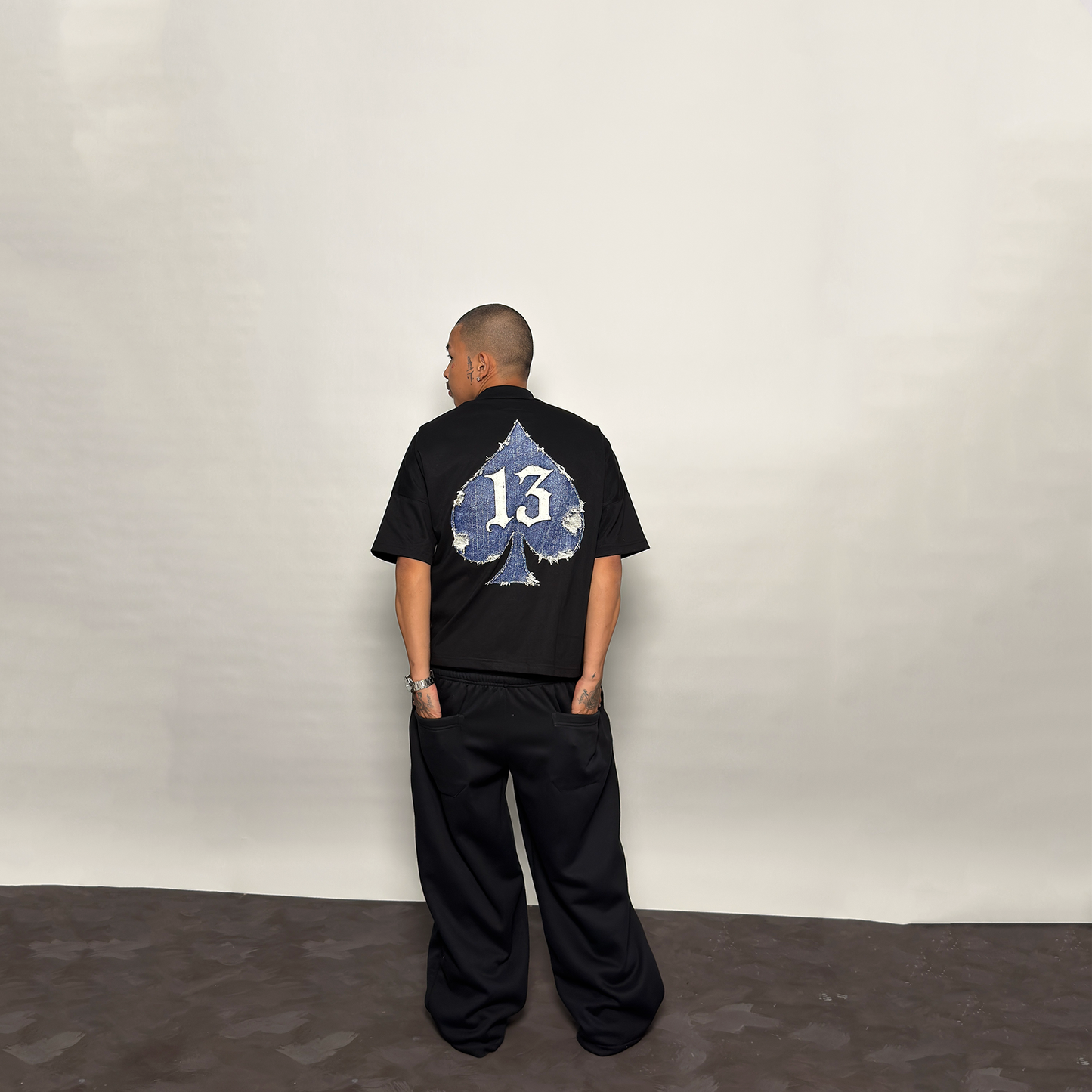 Spades Denim Boxy Crop Tee SPADES
