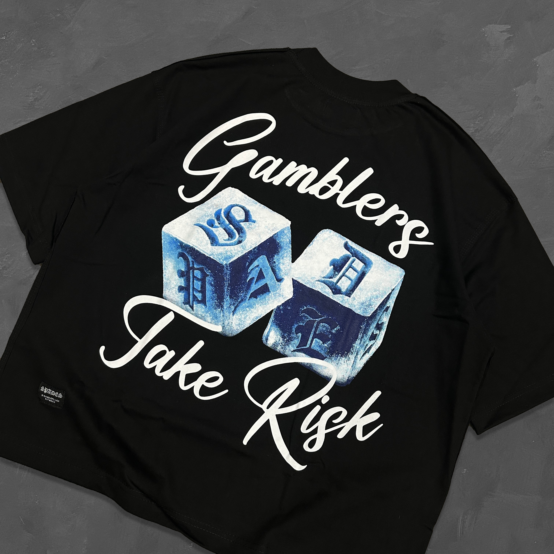 Spades Risky Dice Boxy Crop Tee SPADES