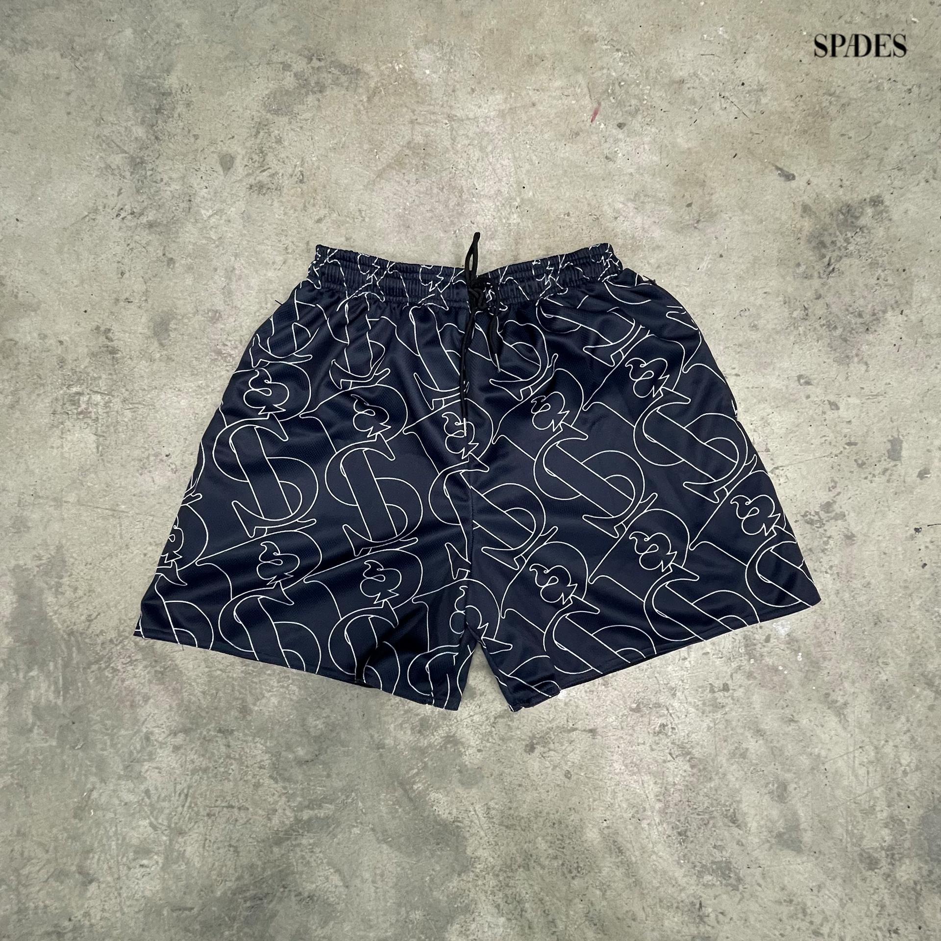 Royal Stamp Champion Mesh Shorts SPADES