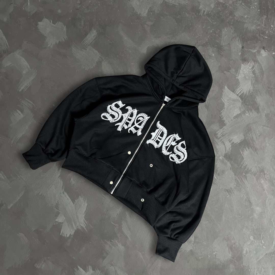 Spades Glitter Throne Boxy Hoodie SPADES