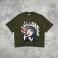 Rebel Vanguard Boxy Crop Tee SPADES