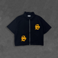 Spades Golden S Full Zip Polo Boxy Crop SPADES