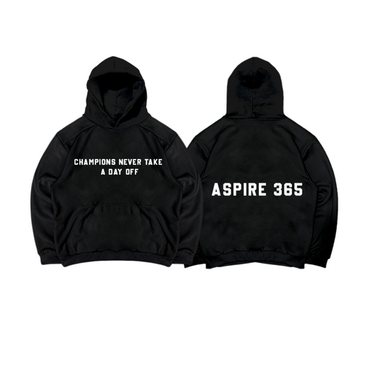 Aspire 365 Limitless Ambitions Black Hoodie ASPIRE