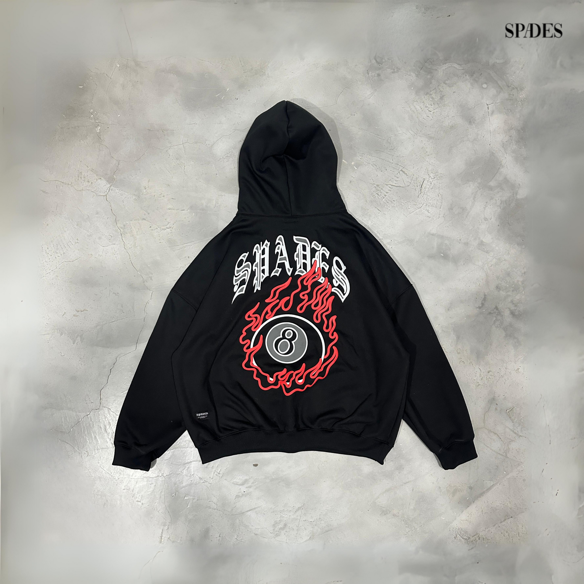 Spades Inferno Zip Boxy Hoodie SPADES