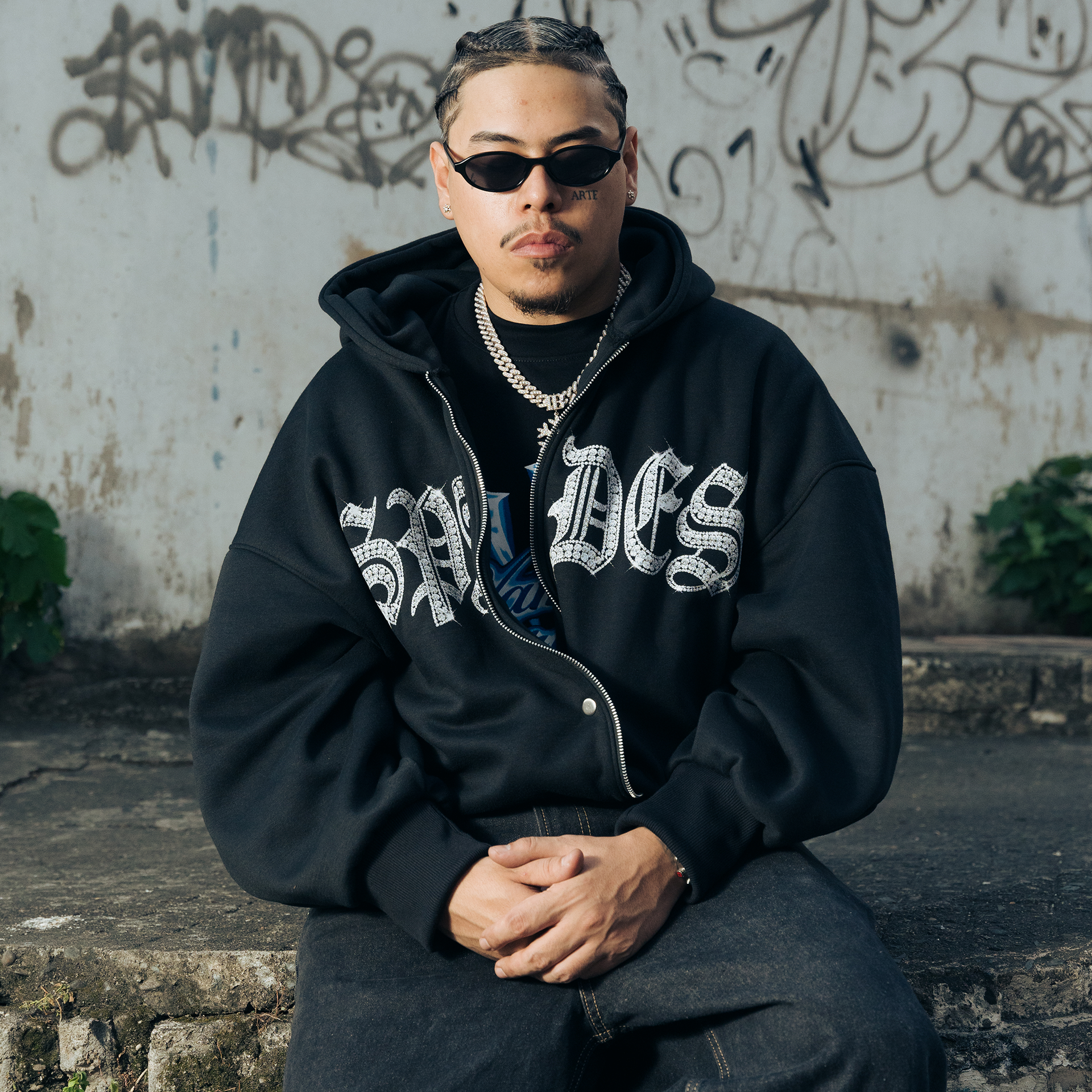 Spades Glitter Throne Boxy Hoodie – Spades USA