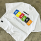Play to Win Boxy Crop Tee White SPADES