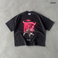 Phantom Chalice Boxy Crop Tee Black SPADES