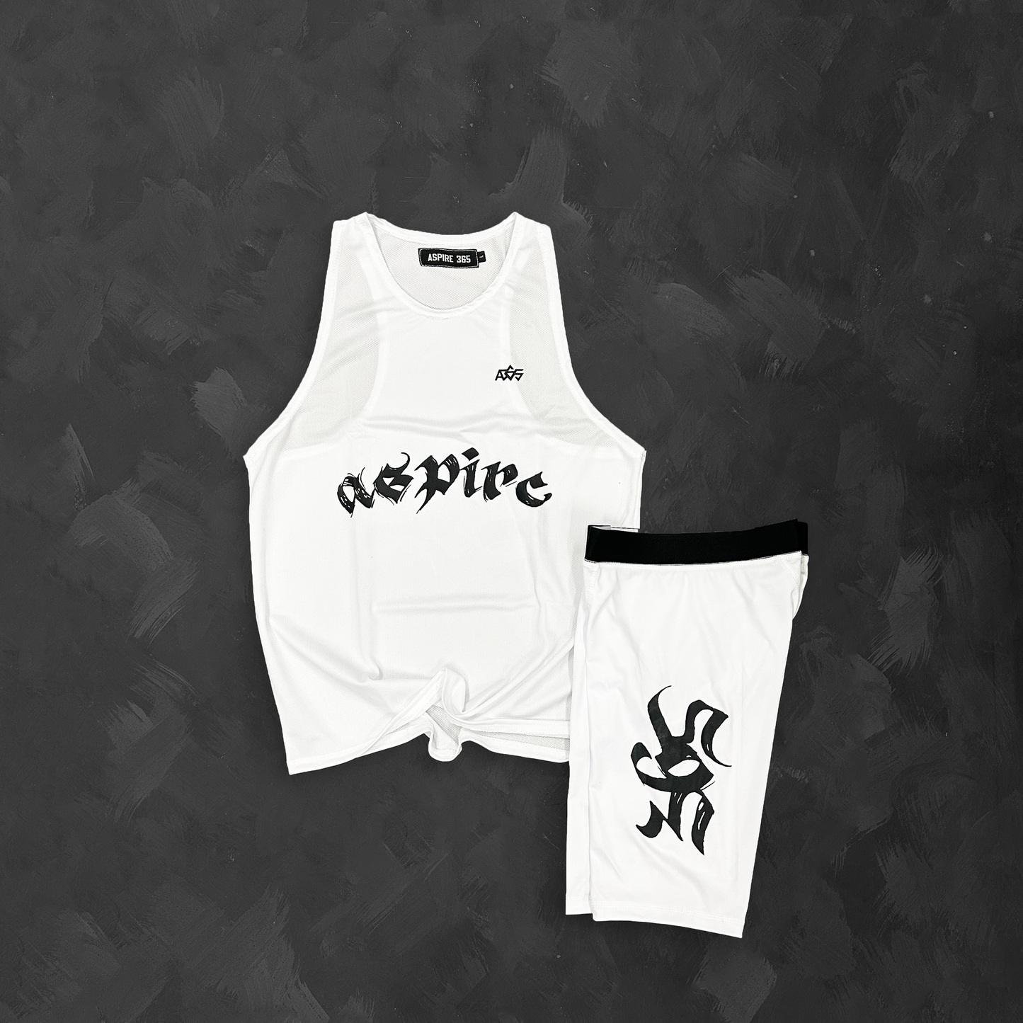 Aspire 365 Series 3 Running Singlet White ASPIRE