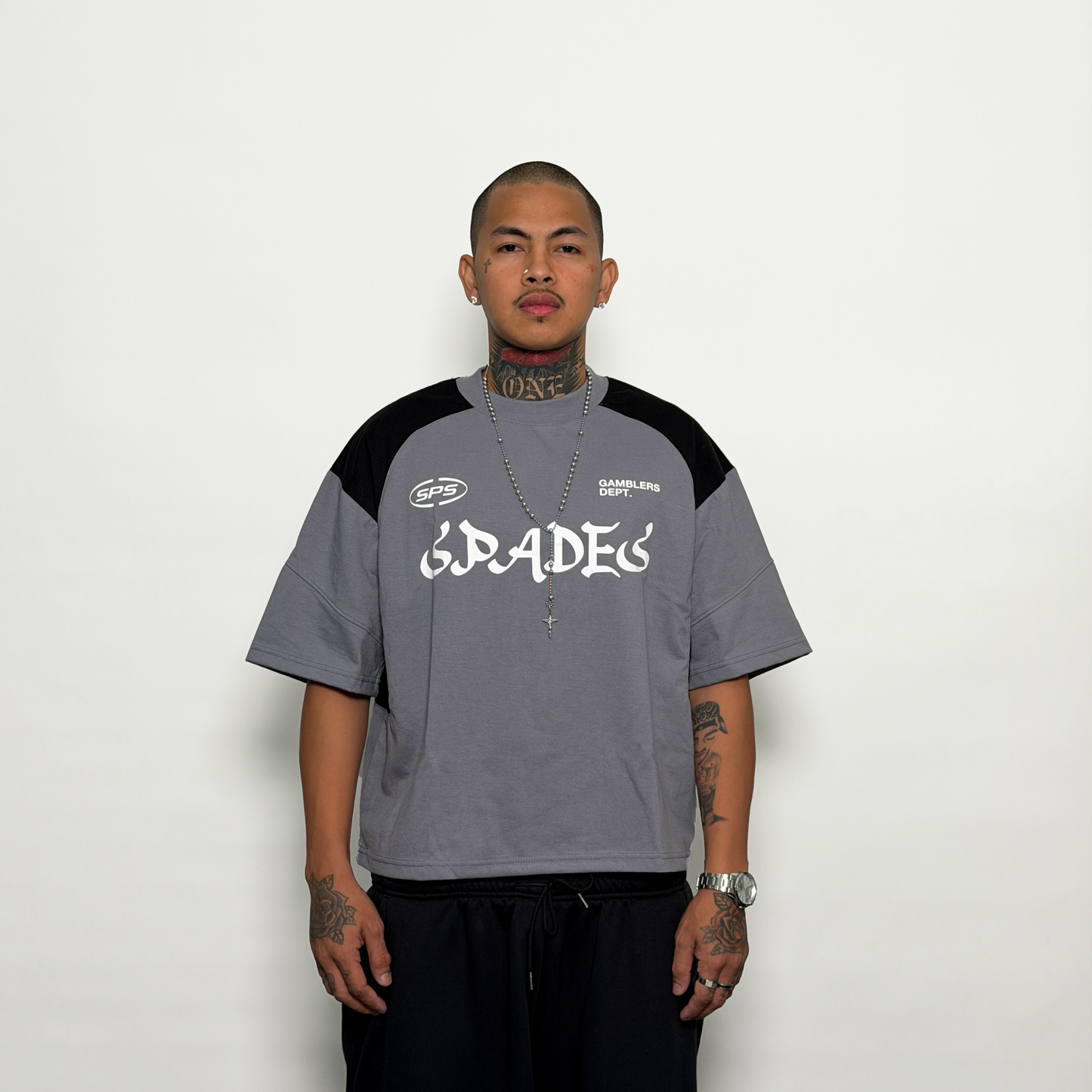 Spades Gamblers Dept. Boxy Crop Tee SPADES