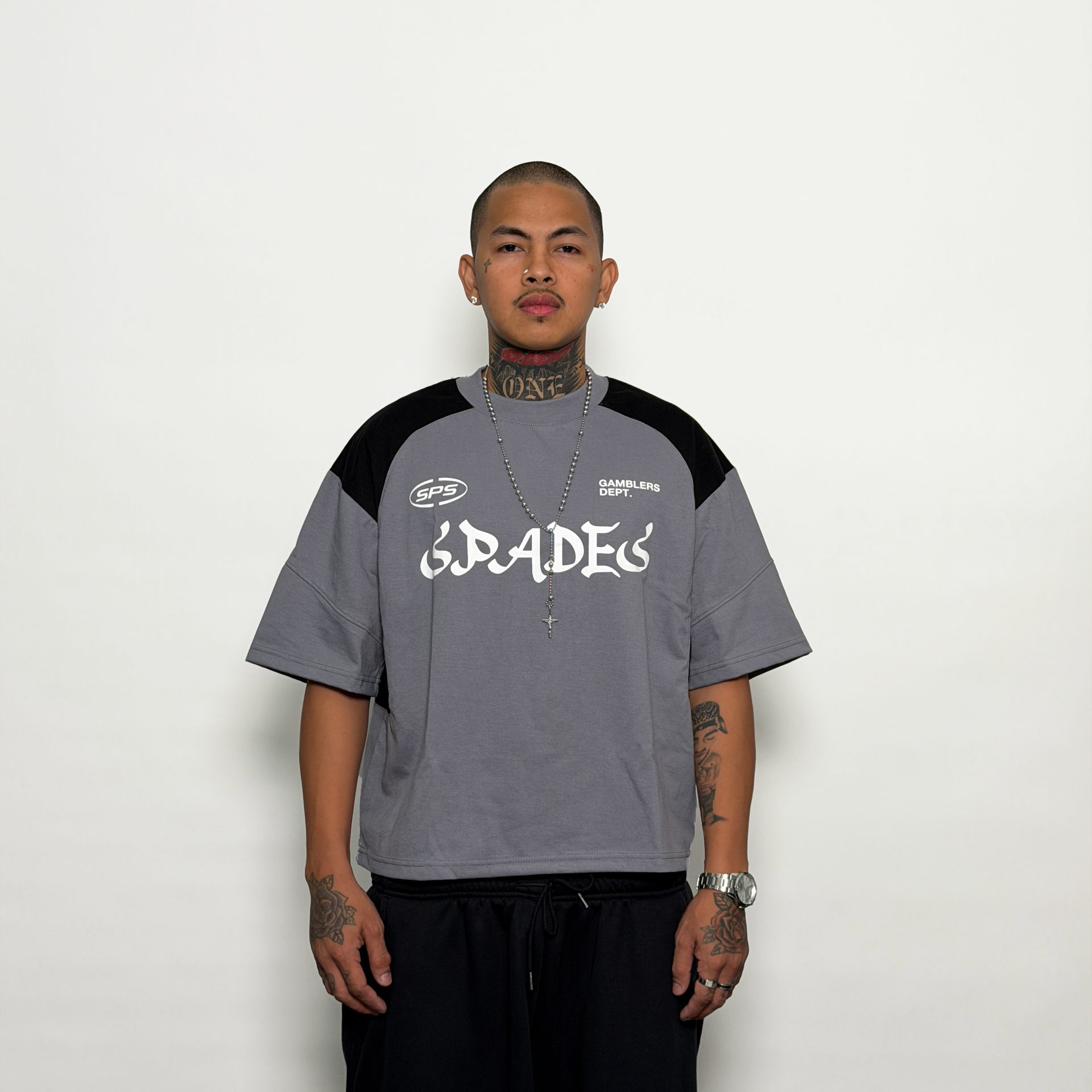 Spades Gamblers Dept. Boxy Crop Tee SPADES