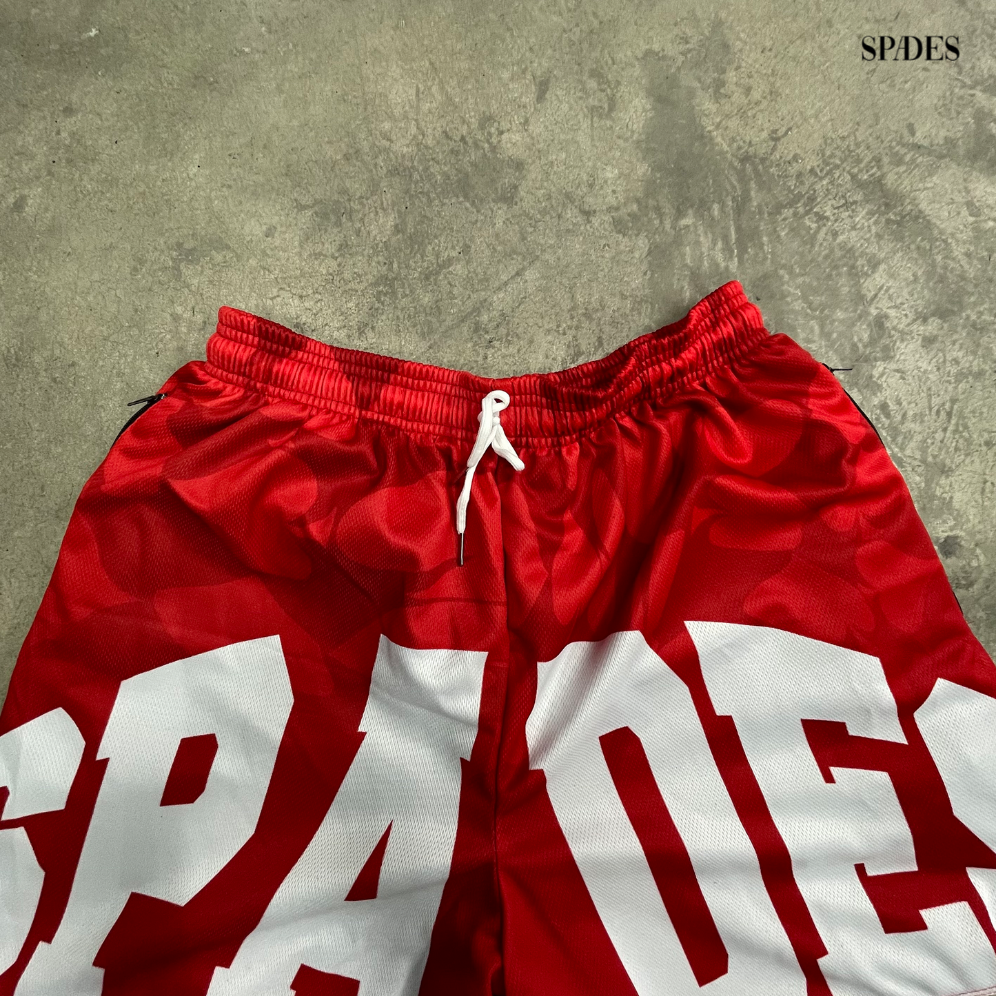 Red Alert Tactical Mesh Shorts SPADES
