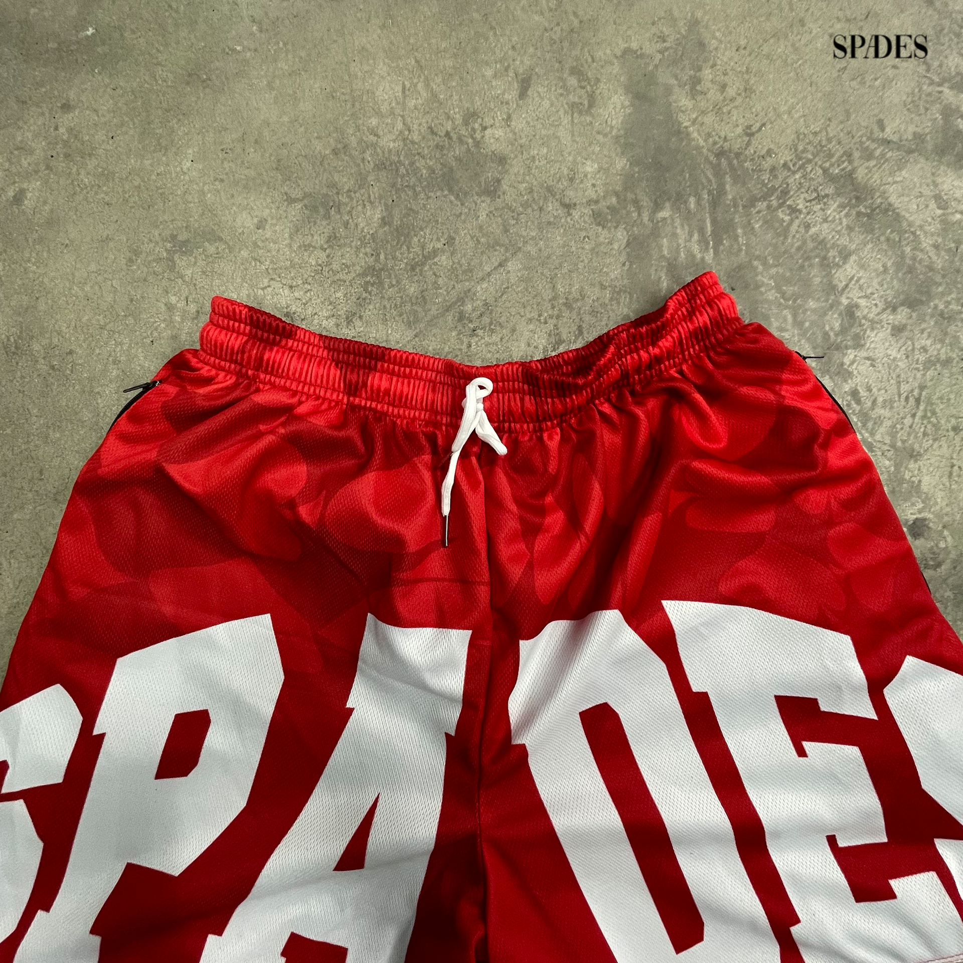 Red Alert Tactical Mesh Shorts SPADES