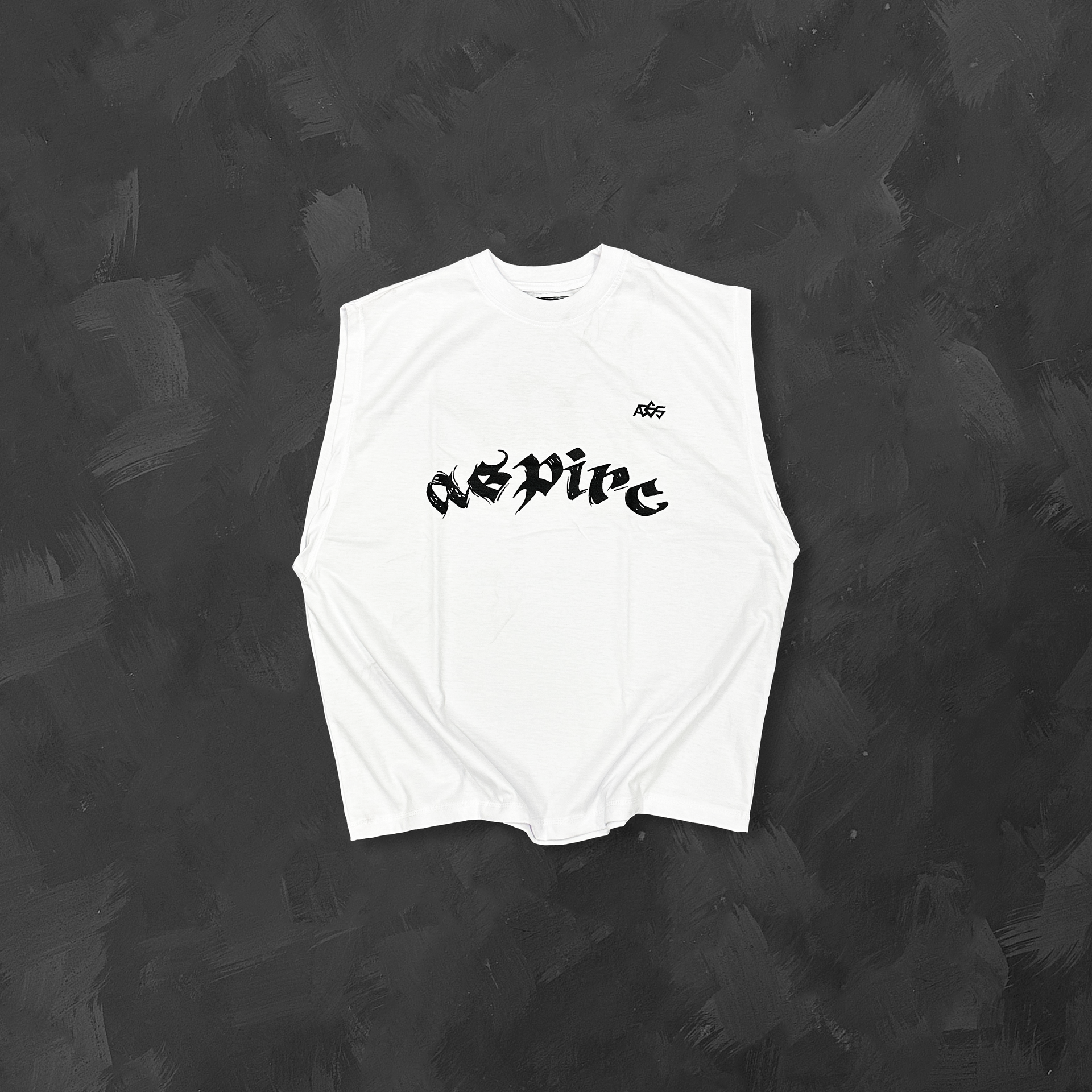 Aspire 365 Series 3 Boxy Tee Sleeveless White ASPIRE