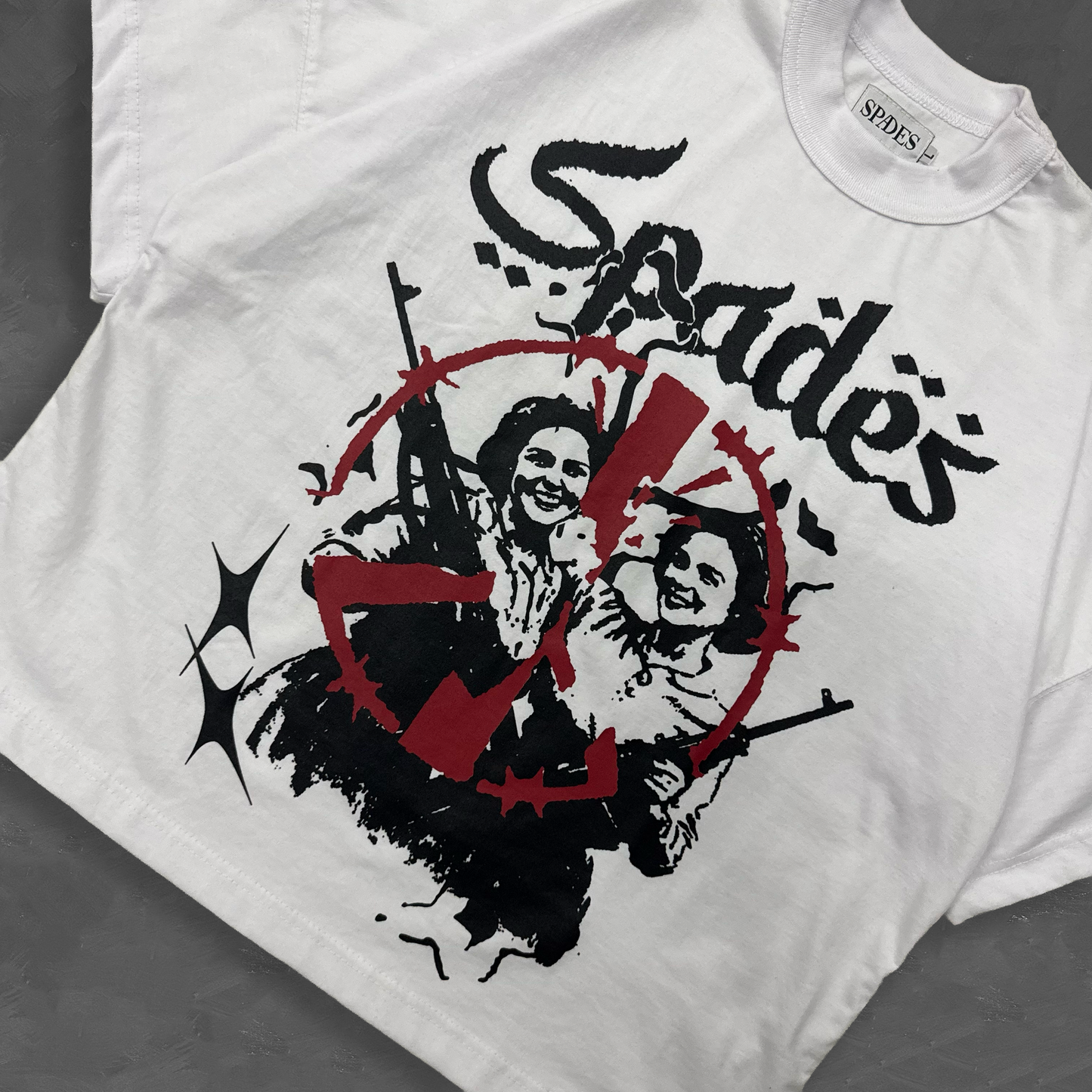 Spades Sharpest Weapon Boxy Crop Tee SPADES