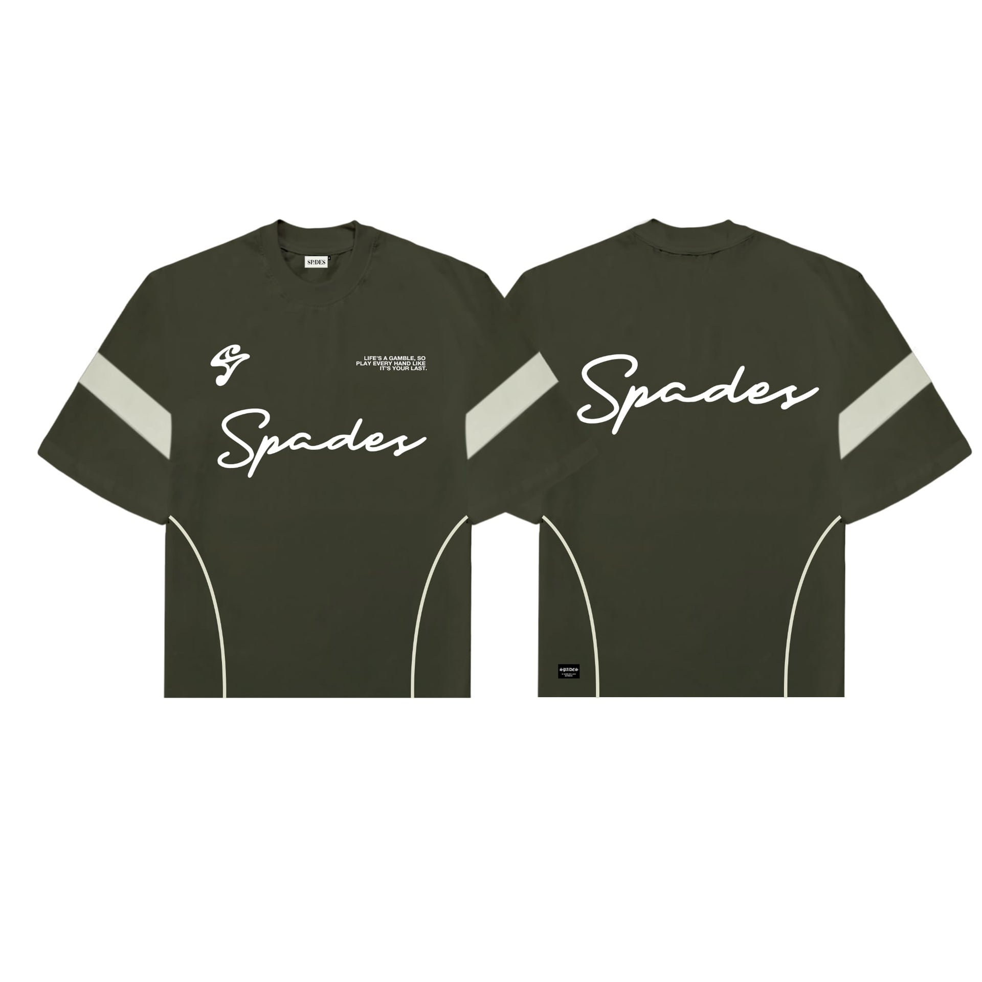 Spades The Mantra Boxy Crop Tee SPADES
