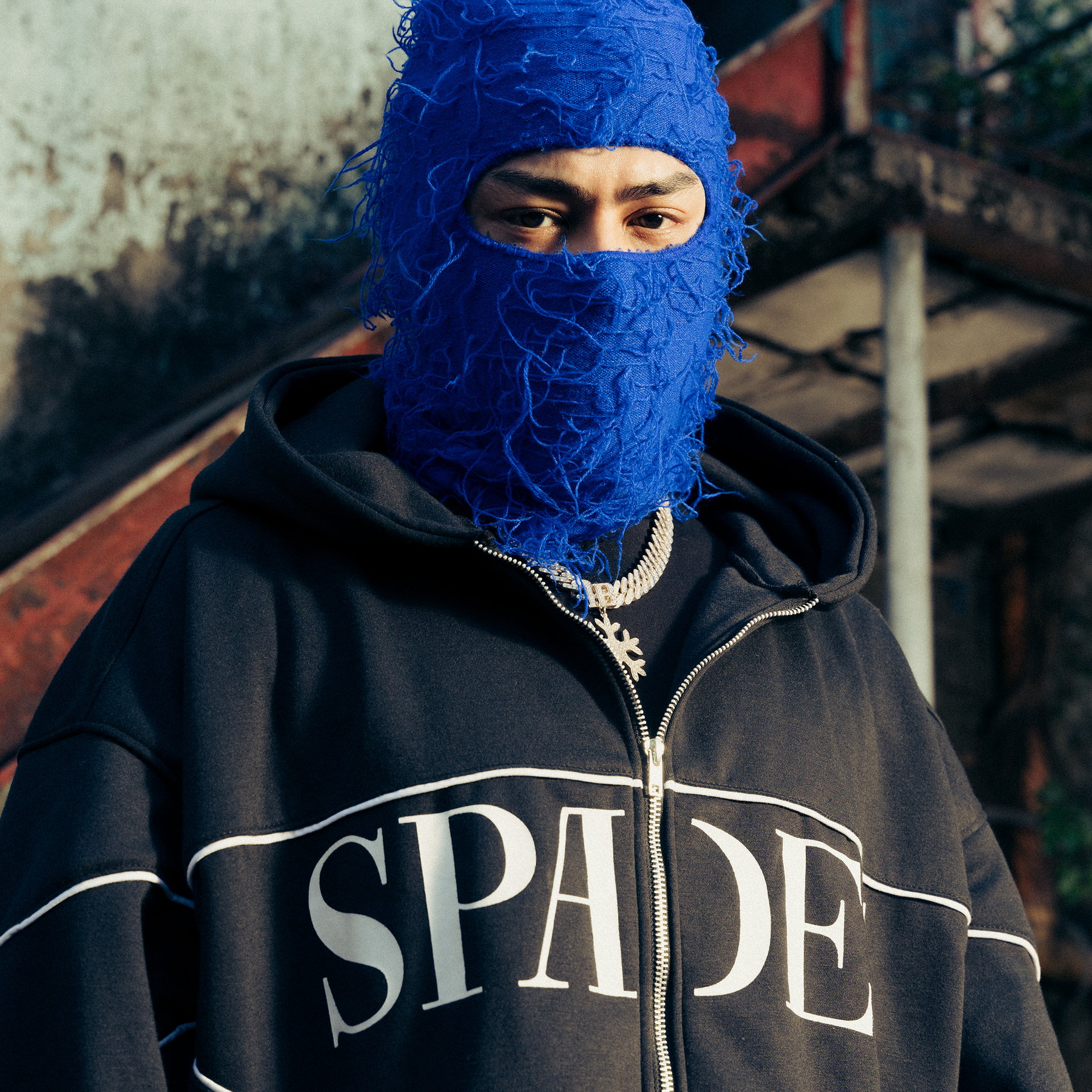 Spades Triple Lucky Boxy Crop Hoodie SPADES