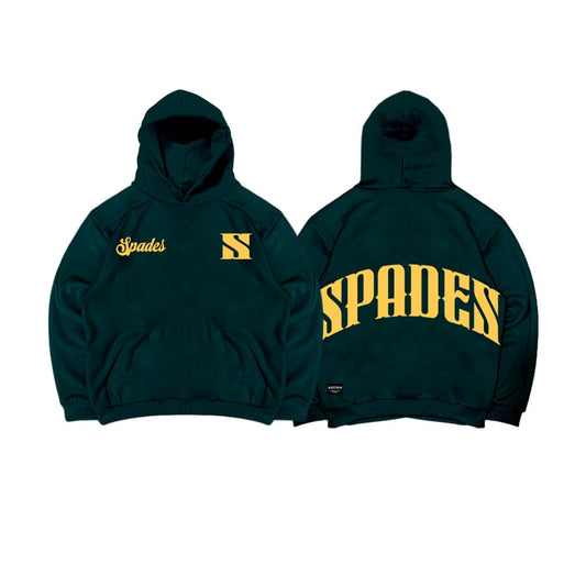 Spades Bold Forest Boxy Hoodie Moss SPADES