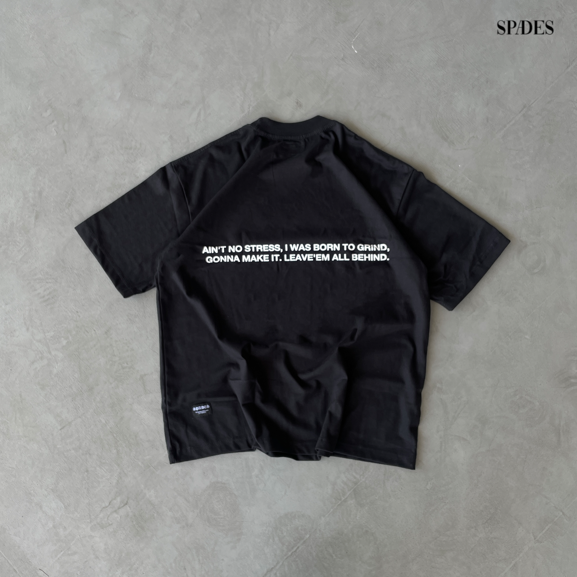 Spades Dark Hustle Boxy  T-shirt Black SPADES