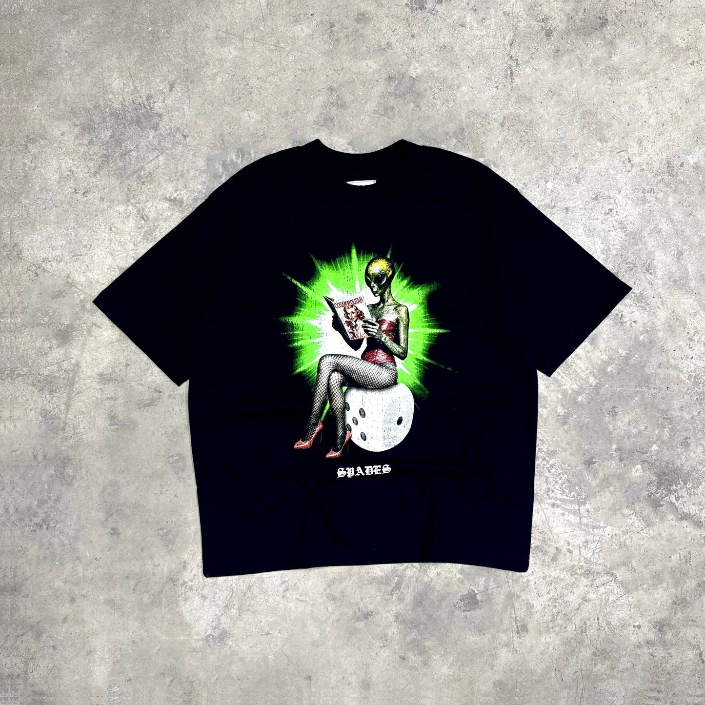 Cosmic Seductress Box Tee Black SPADES