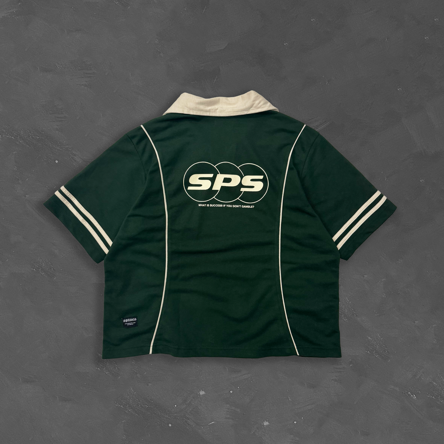 Spades Fortune Crest Boxy Crop Polo SPADES