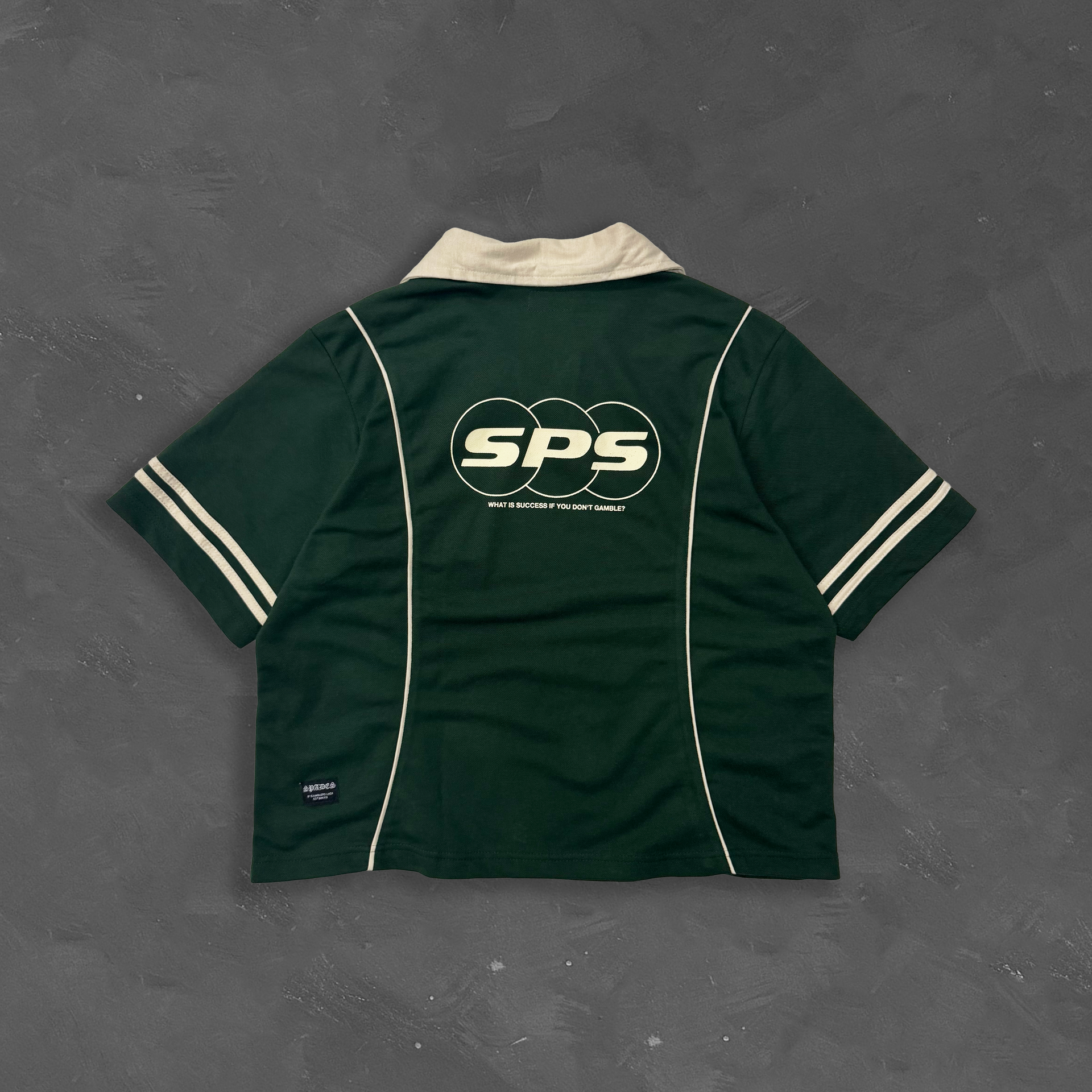 Spades Fortune Crest Boxy Crop Polo SPADES