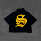 Spades Golden S Full Zip Polo Boxy Crop SPADES