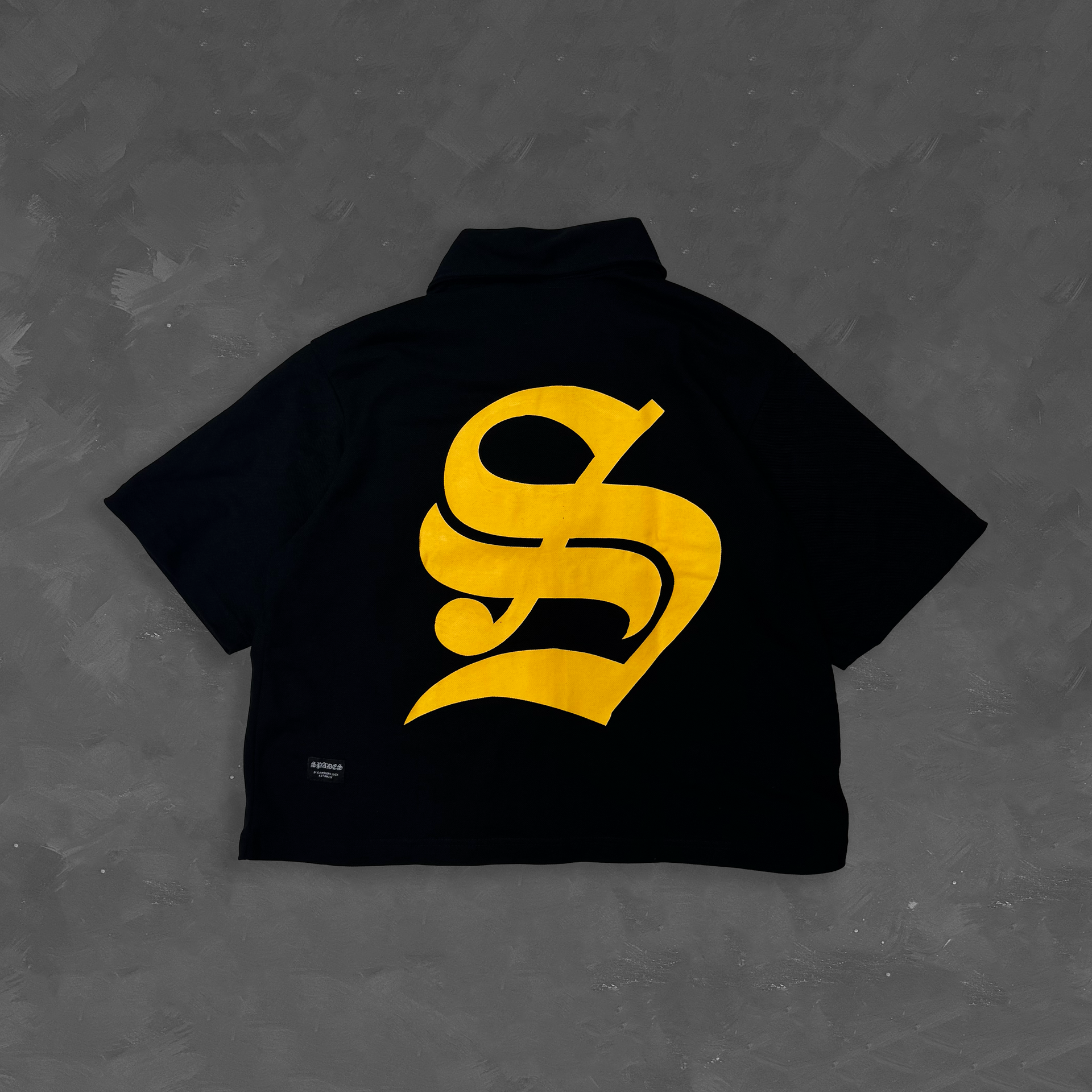Spades Golden S Full Zip Polo Boxy Crop SPADES