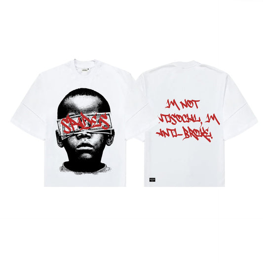 Spades No Broke Zone Boxy Crop Tee