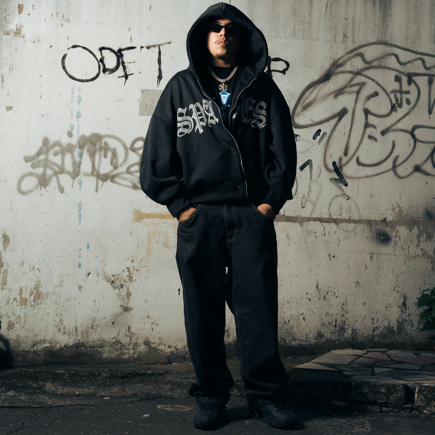Spades Glitter Throne Boxy Hoodie SPADES