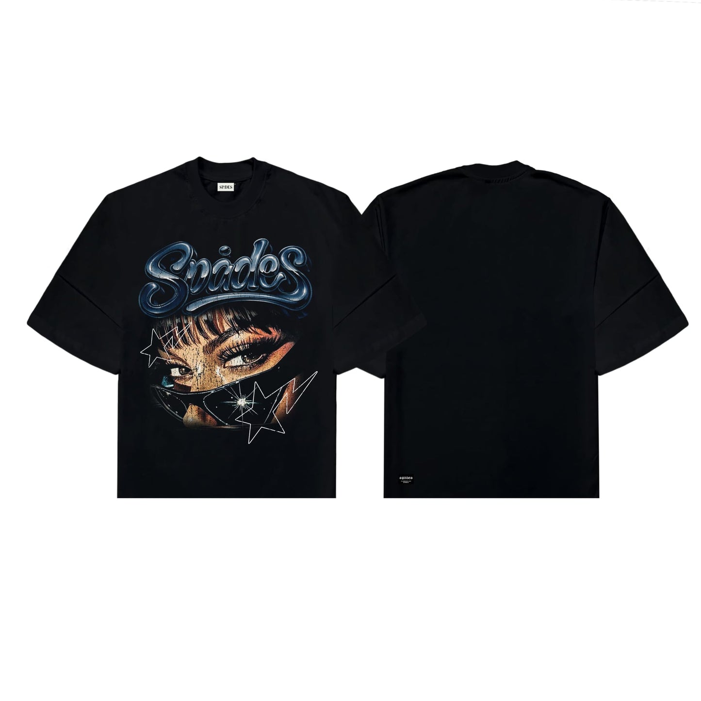 Starry Gaze Box Tee Black SPADES