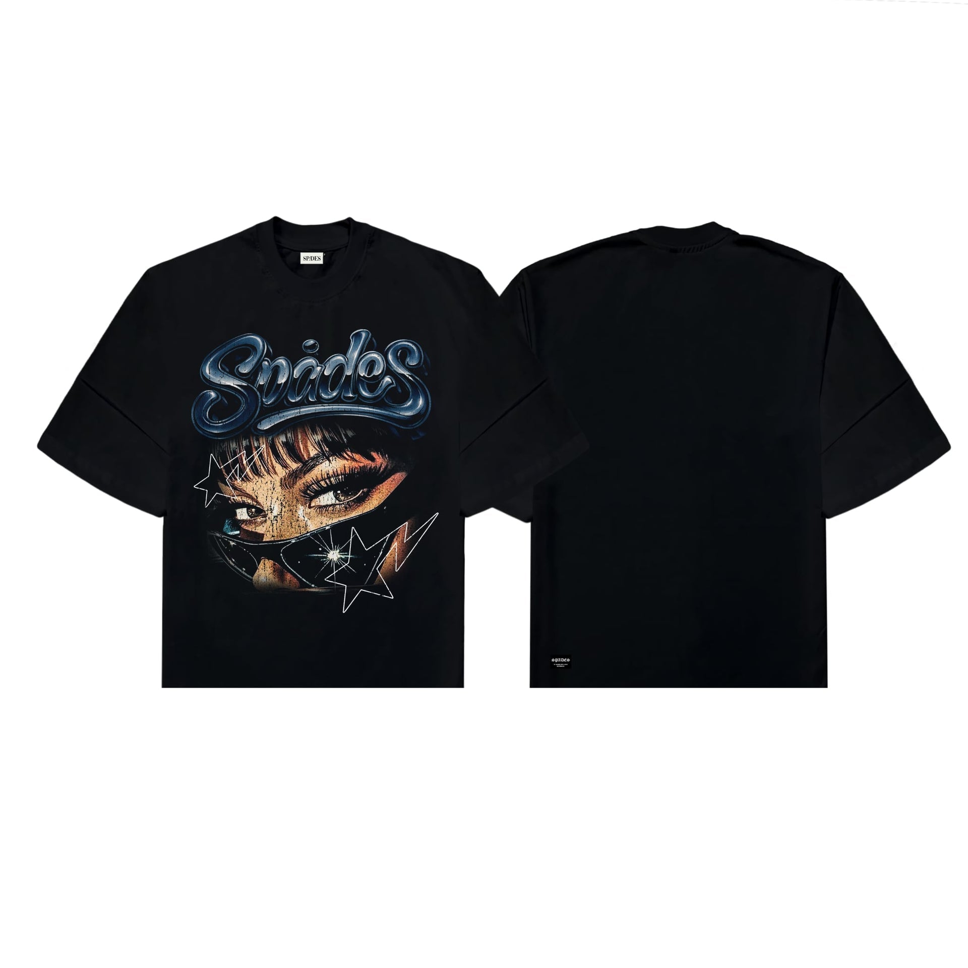 Starry Gaze Box Tee Black SPADES