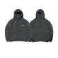 Spades Monochrome Embro Logo Boxy Hoodie Dark Gray SPADES