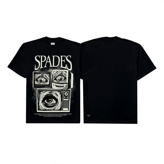 Spades Think Twice Boxy Tee Black SPADES