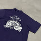 Spades Quarter Zip Polo Welcome Gamblers Navy Blue SPADES