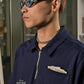 Spades Quarter Zip Polo Welcome Gamblers Navy Blue SPADES