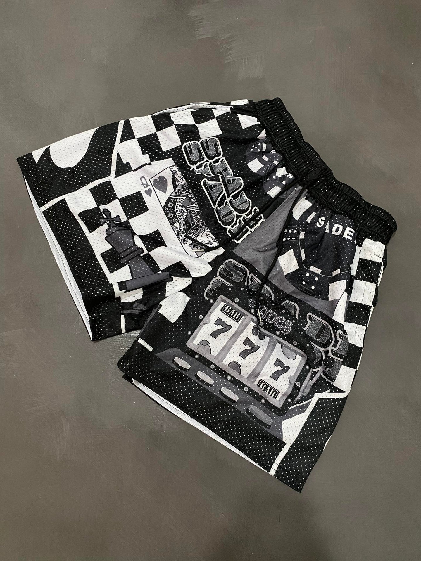 Spades  Risky Roll  Semi Step Mesh Shorts SPADES