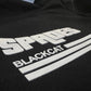 French Terry Quarter Zip Polo Crop  Visionaries Black SPADES